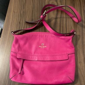 Kate Spade pink leather cross body